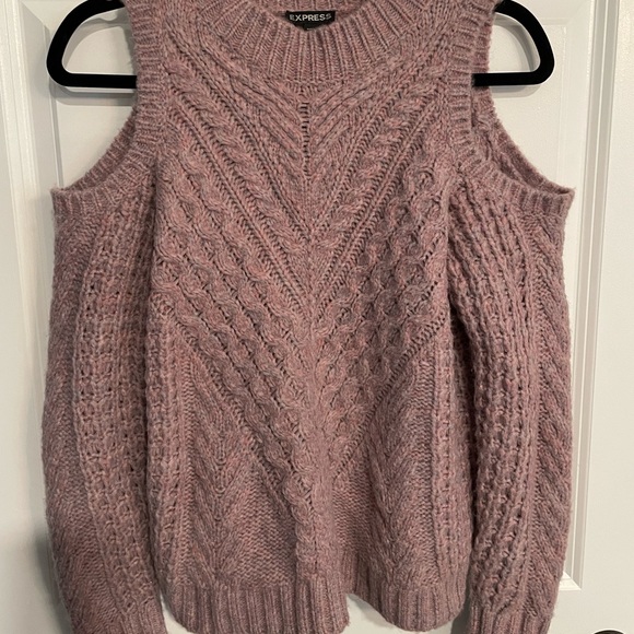 Express Cutout Shoulder Sweater - Picture 2 of 10